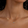 Pendant Necklace Jewelry Copper Plated With Real Gold Geometric Style Electroplating