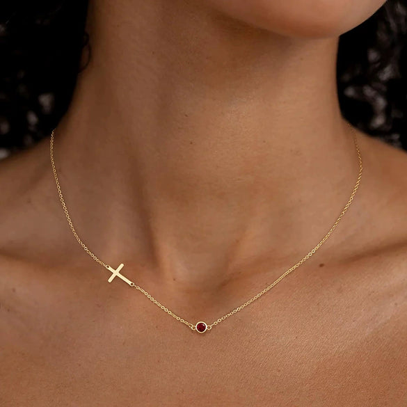 Pendant Necklace Jewelry Copper Plated With Real Gold Geometric Style Electroplating
