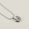 Pendant Necklace Jewelry Gold Plated 316L Stainless Steel With English Letters Pattern