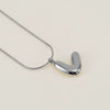Pendant Necklace Jewelry Gold Plated 316L Stainless Steel With English Letters Pattern