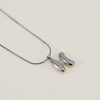 Pendant Necklace Jewelry Gold Plated 316L Stainless Steel With English Letters Pattern