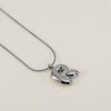Pendant Necklace Jewelry Gold Plated 316L Stainless Steel With English Letters Pattern