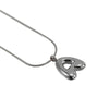 Pendant Necklace Jewelry Gold Plated 316L Stainless Steel With English Letters Pattern