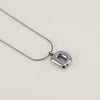 Pendant Necklace Jewelry Gold Plated 316L Stainless Steel With English Letters Pattern