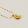 Pendant Necklace Jewelry Gold Plated 316L Stainless Steel With English Letters Pattern
