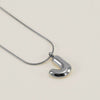 Pendant Necklace Jewelry Gold Plated 316L Stainless Steel With English Letters Pattern