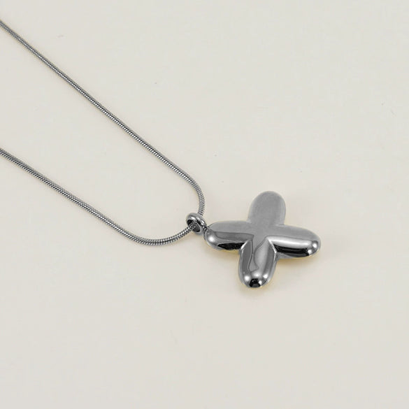 Pendant Necklace Jewelry Gold Plated 316L Stainless Steel With English Letters Pattern
