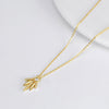 Pendant Necklace Jewelry Sterling Silver 14K Gold Electroplated Tribal Style