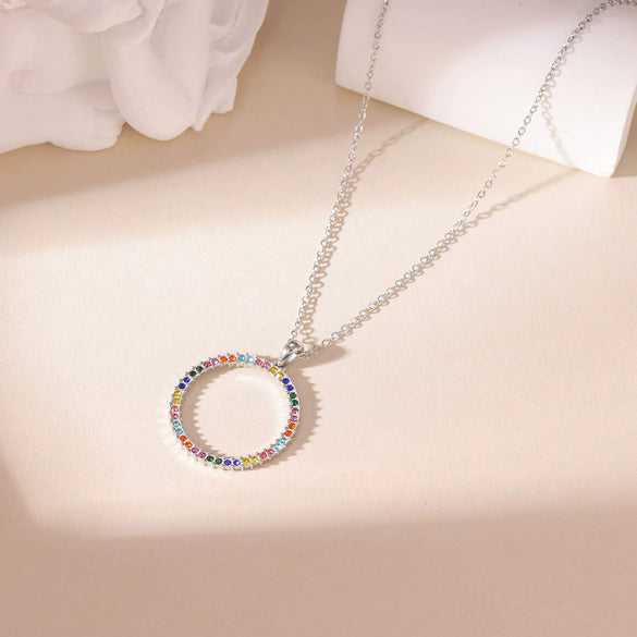 Pendant Necklace Jewelry Titanium Steel Geometric Electroplating Women's