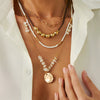 Pendant Necklace Metal Alloy Geometric Style Electroplating Clavicle Chain Women's