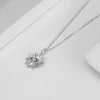 Pendant Necklace Silver Devil's Eye Electroplating