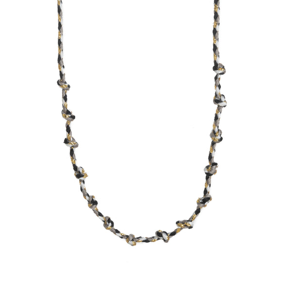 Pendant Necklace Stainless Steel Animal Zodiac Pattern Knotted Rope Chain With Vacuum Electroplating