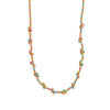 Pendant Necklace Stainless Steel Animal Zodiac Pattern Knotted Rope Chain With Vacuum Electroplating