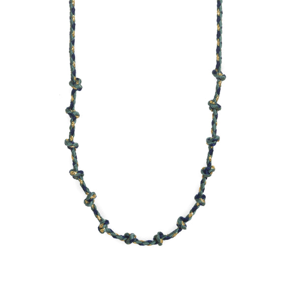 Pendant Necklace Stainless Steel Animal Zodiac Pattern Knotted Rope Chain With Vacuum Electroplating