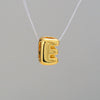 Pendant Necklace Stainless Steel Copper Electroplating Letter Shape Personality Unisex