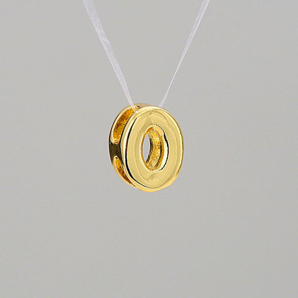 Pendant Necklace Stainless Steel Copper Electroplating Letter Shape Personality Unisex