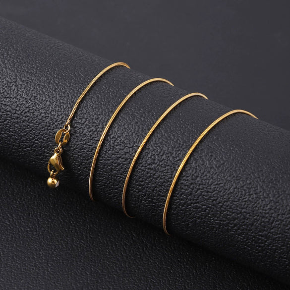 Pendant Necklace Stainless Steel Copper Electroplating Letter Shape Personality Unisex