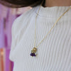 Pendant Necklace Stainless Steel Geometric Electroplating Casual Style For Women