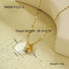Pendant Necklace Stainless Steel Geometric Fashion Electroplating For Women