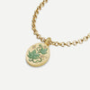 Pendant Necklace Stainless Steel Geometric Flower Heart Style Vacuum Plating