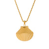 Pendant Necklace Stainless Steel Geometric 18K Gold Plated Jewelry For Women