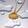 Pendant Necklace Stainless Steel Geometric 18K Gold Plated Jewelry For Women