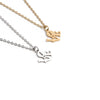 Pendant Necklace Stainless Steel Handmade Love Cut Fully Polished Unisex