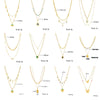 Pendant Necklace Stainless Steel Heart Shape Electroplating