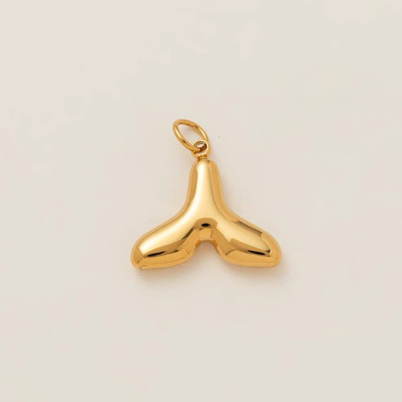 Pendant Necklace Stainless Steel Heart Shape Furnace Vacuum Plating 18K Gold Color