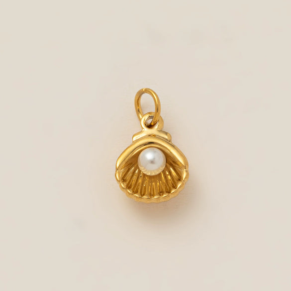Pendant Necklace Stainless Steel Heart Shape Furnace Vacuum Plating 18K Gold Color