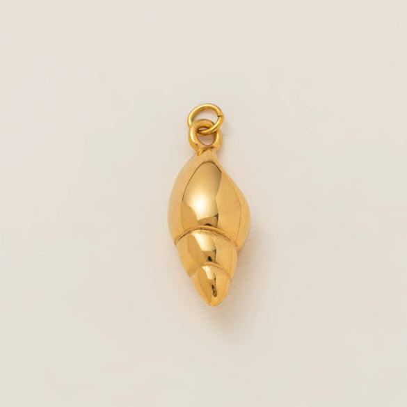Pendant Necklace Stainless Steel Heart Shape Furnace Vacuum Plating 18K Gold Color