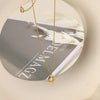 Pendant Necklace Stainless Steel Imitation Pearl Geometric Bow Sunflower Electroplating