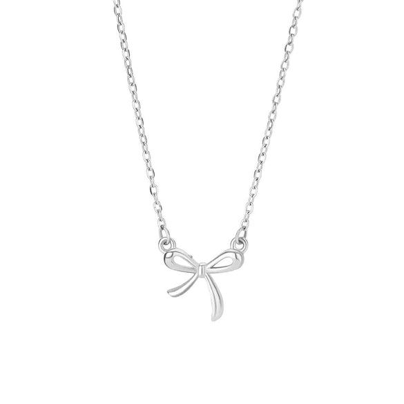 Pendant Necklace Stainless Steel Imitation Pearl Geometric Bow Sunflower Electroplating