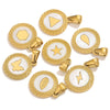 Pendant Necklace Stainless Steel Natural Shell Electroplating Jewelry Wholesale Accessories