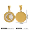Pendant Necklace Stainless Steel Natural Shell Electroplating Jewelry Wholesale Accessories