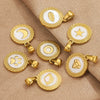 Pendant Necklace Stainless Steel Natural Shell Electroplating Jewelry Wholesale Accessories