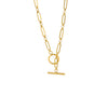 Pendant Necklace Stainless Steel Ochain Electroplating Small Steel Ball Buckle Design