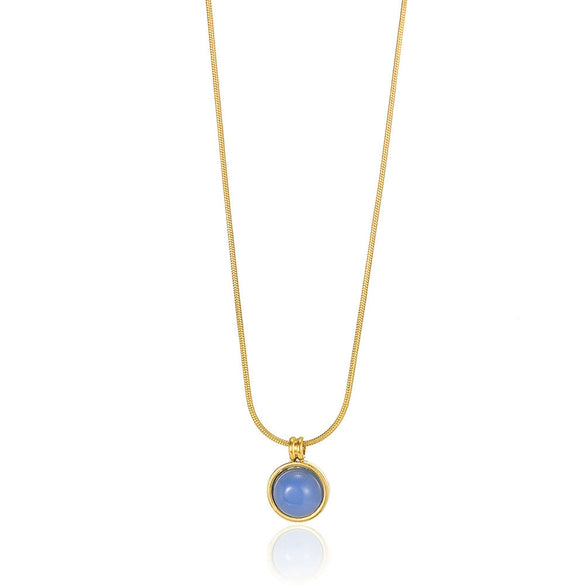 Pendant Necklace Stainless Steel Snake Bone Chain With Letters Numbers Text Pattern Electroplated