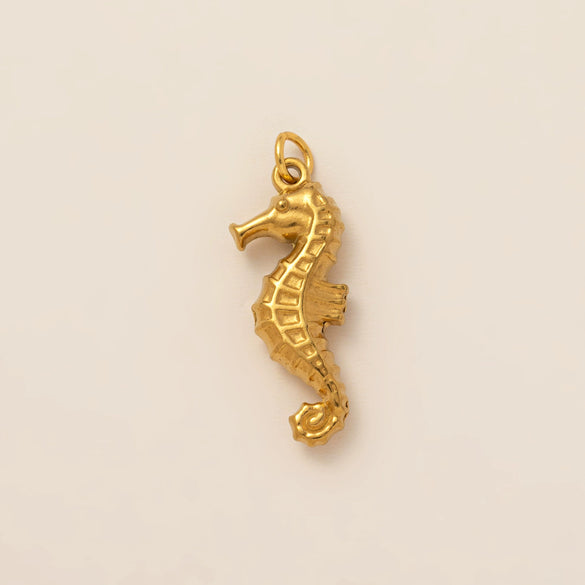 Pendant Necklace Stainless Steel Titanium Steel Animal Zodiac Wave Electroplating Minimalist Diy Accessories