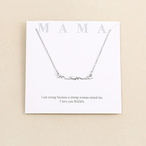 Pendant Necklace Stainless Steel Titanium Steel Electroplated With Letters Numbers Text Pattern Cross Chain Style