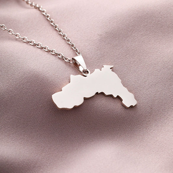 Pendant Necklace Stainless Steel Titanium Steel Geometric Electroplating Unisex