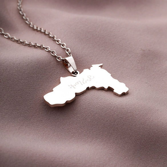 Pendant Necklace Stainless Steel Titanium Steel Geometric Electroplating Unisex