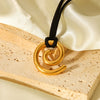 Pendant Necklace Stainless Steel Titanium Steel Geometric Electroplating