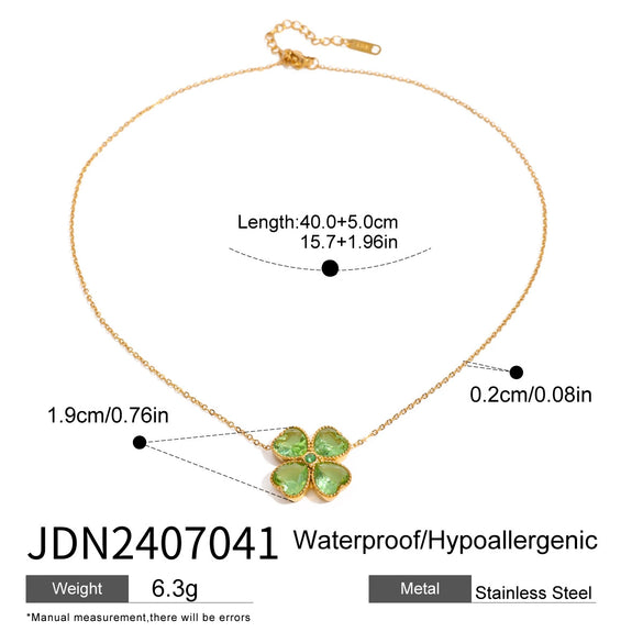 Pendant Necklace Stainless Steel Titanium Steel Heart Shape Electroplating Jewelry