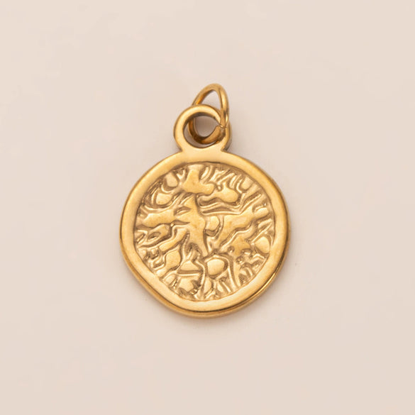 Pendant Necklace Stainless Steel Titanium Steel Heartshaped Irregular Zirconium Agate Natural Stone Electroplating Geometric