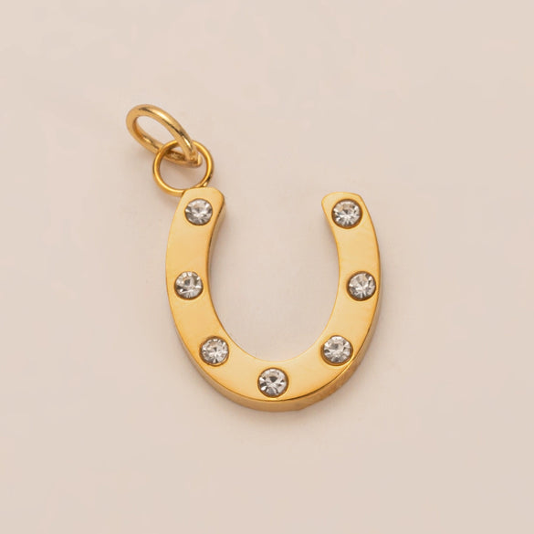 Pendant Necklace Stainless Steel Titanium Steel Heartshaped Irregular Zirconium Agate Natural Stone Electroplating Geometric