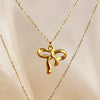 Pendant Necklace Stainless Steel Titanium Steel Ushape Retro Electroplating Jewelry