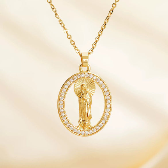 Pendant Necklace Stainless Steel Virgin Copper Inlaid Zirconium Retro Fashion Heart Shape Letters Numbers Text Electroplating