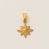 Pendant Necklace Titanium Steel Cross Starfish Twelve Constellations Electroplating