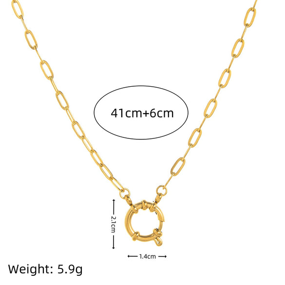 Pendant Necklace Titanium Steel Cross Starfish Twelve Constellations Electroplating